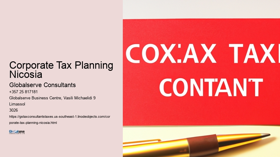 Corporate Tax Planning Nicosia